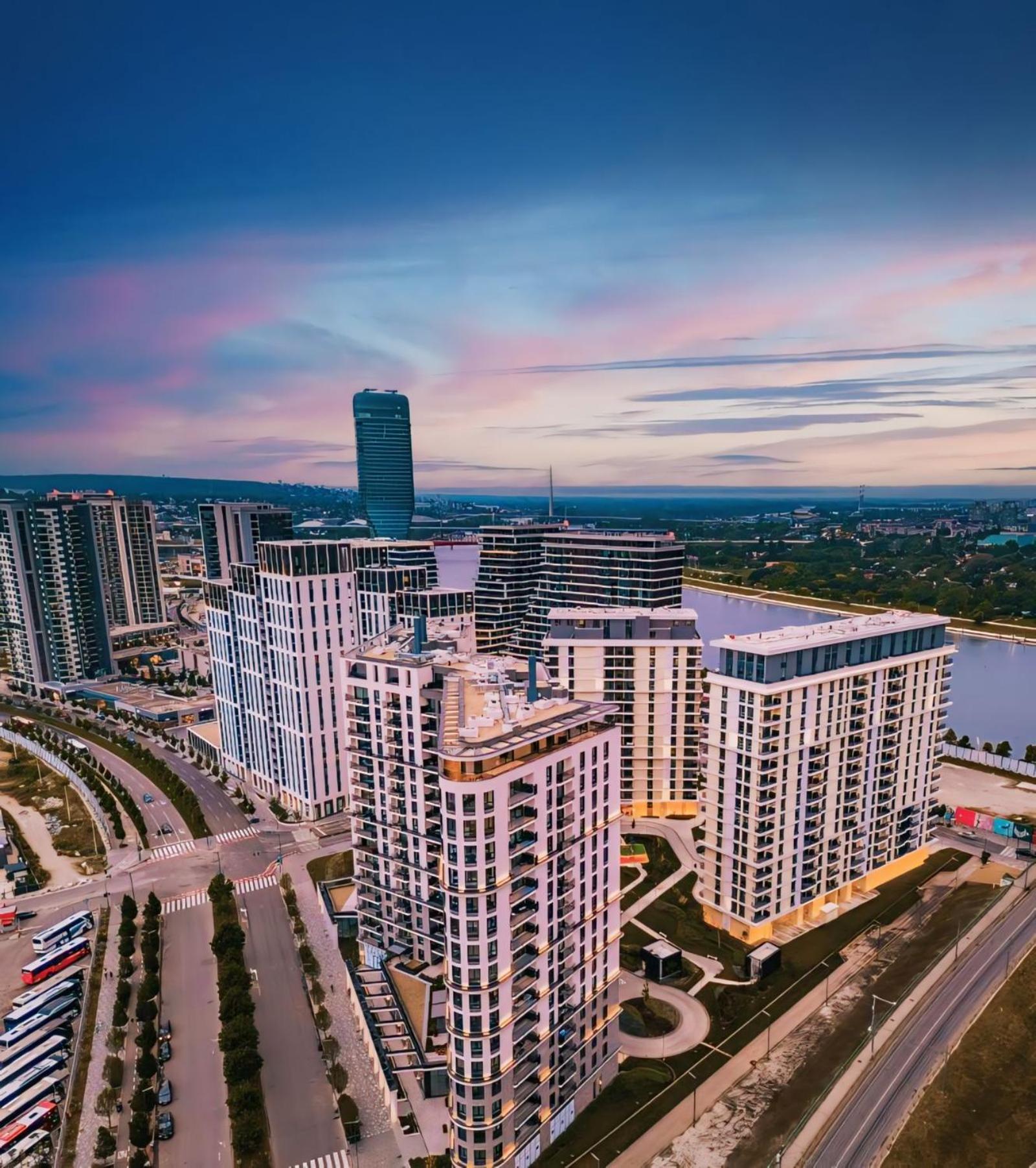 Belgrade Waterfront 16Th Fl Lux Apt. W/ City View Exterior photo