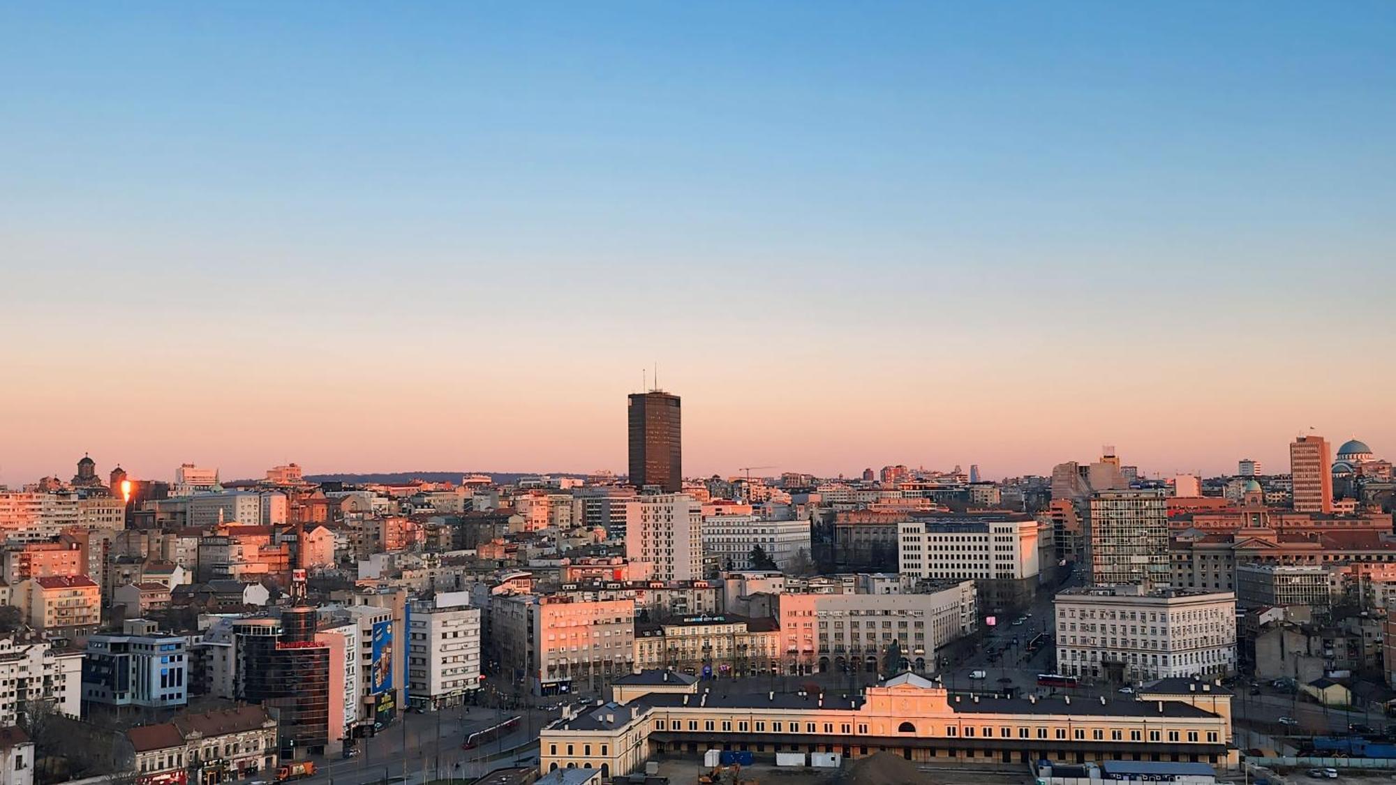 Belgrade Waterfront 16Th Fl Lux Apt. W/ City View Exterior photo