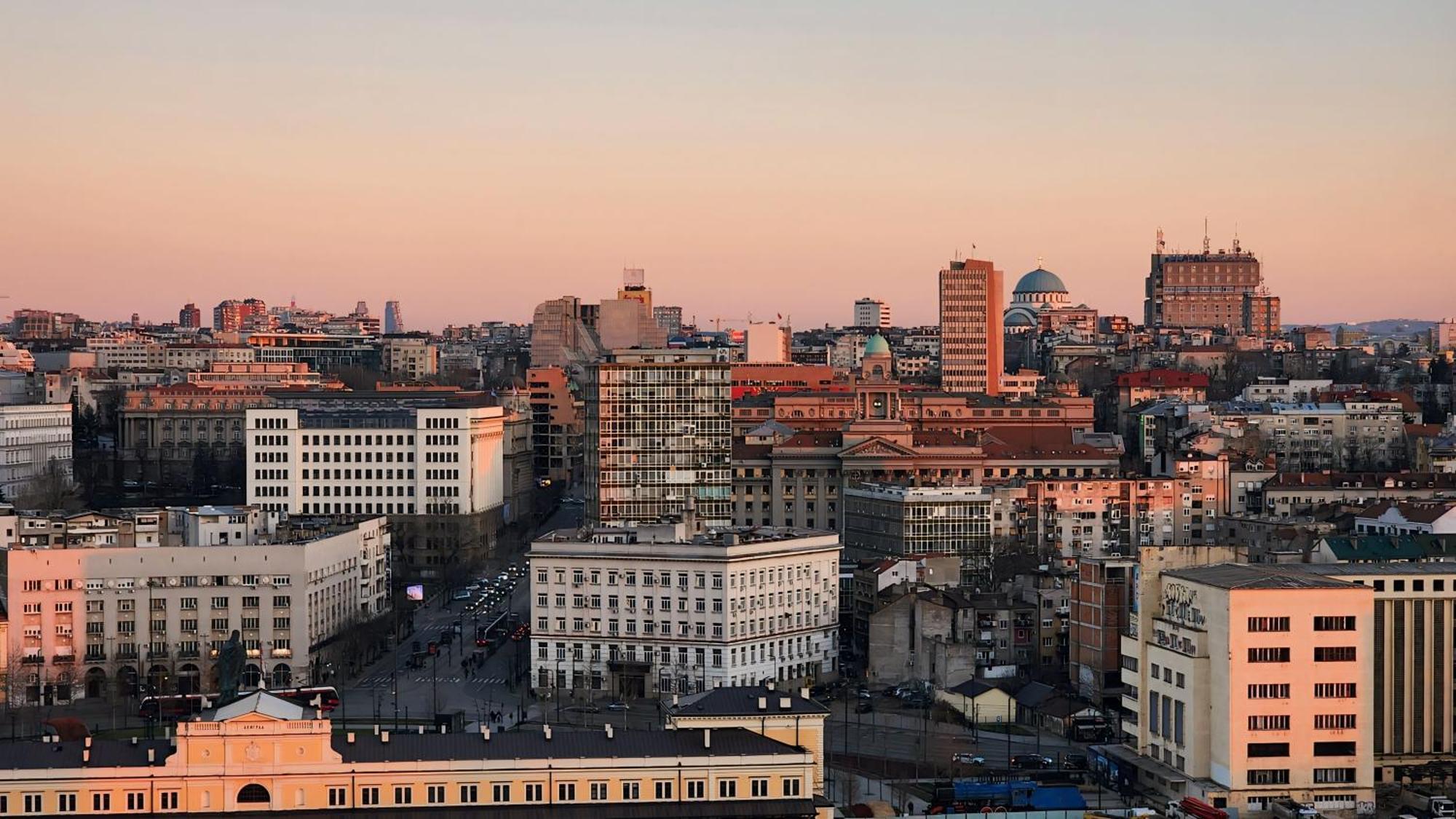 Belgrade Waterfront 16Th Fl Lux Apt. W/ City View Exterior photo